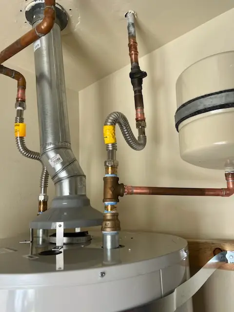 Water heater installation and plumbing repair in Red Hawk